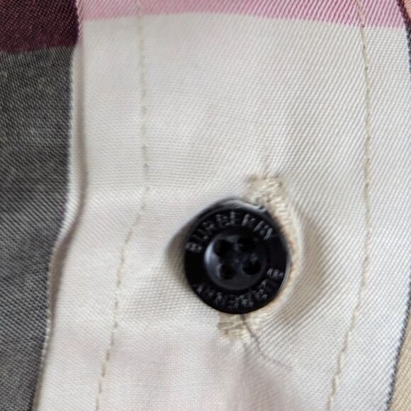 Burberry London | Classic Check Plaid Button Shirt XXL - Picture 6 of 8